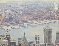 Yvonne Jacquette Cityscape Painting - Sold for $4,375 on 02-08-2020 (Lot 204).jpg